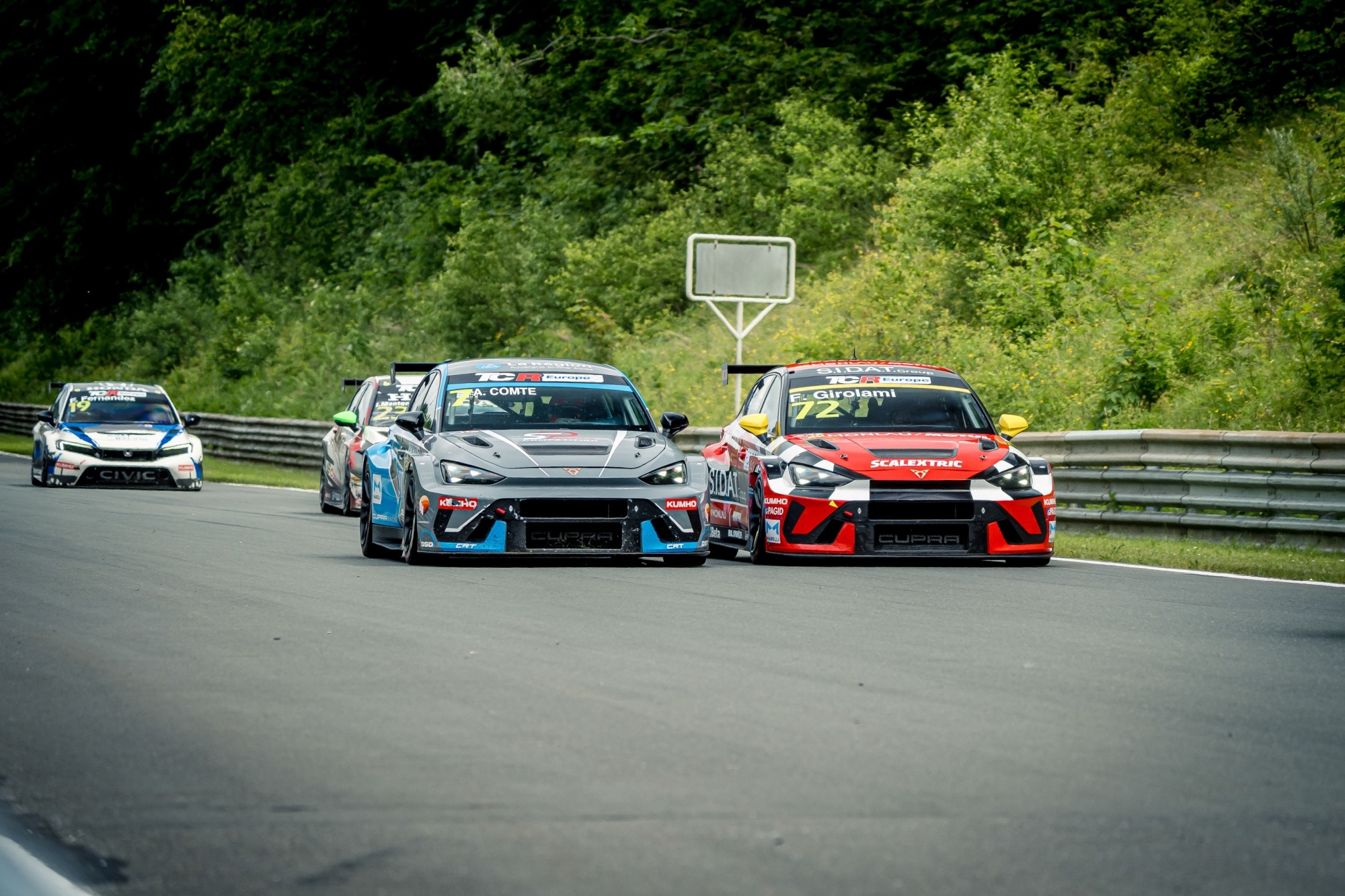 Tourenwagen Action mit der TCR