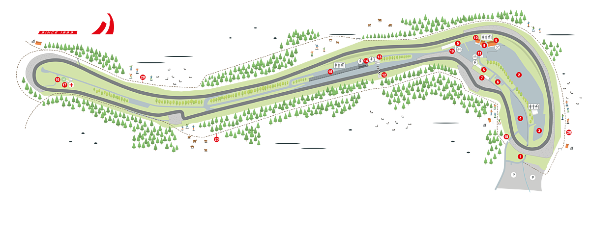 Salzburgring map 2020