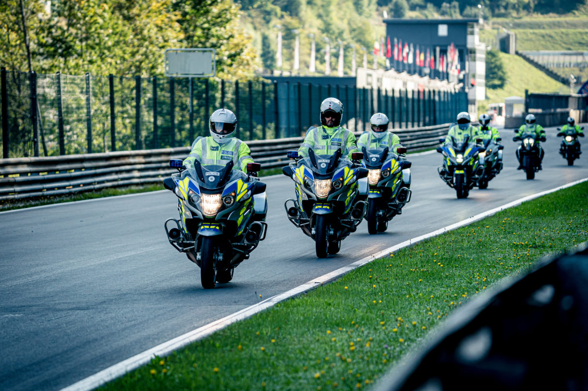 Internationale motorrad polizei training 09258
